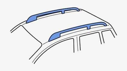 Barras de tejadilho Thule SmartRack + 2 suportes Thule FreeRide