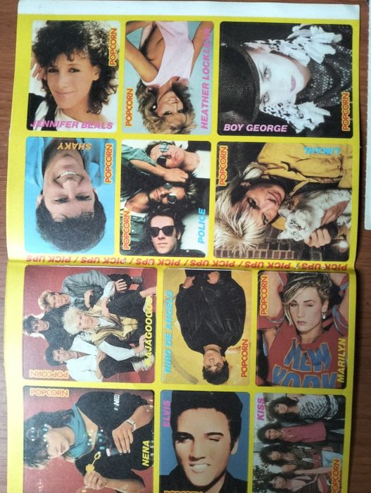 Antigos autocolantes Revista Bravo