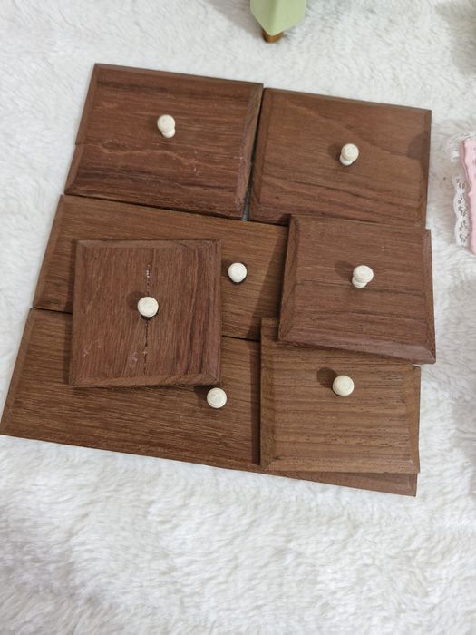 Lote peças miniatura mobilias