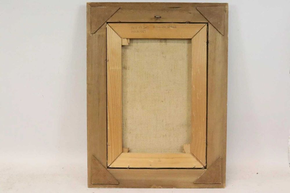 Kobieta przy wieczerzy, stary obraz XVII/XVIII wiek