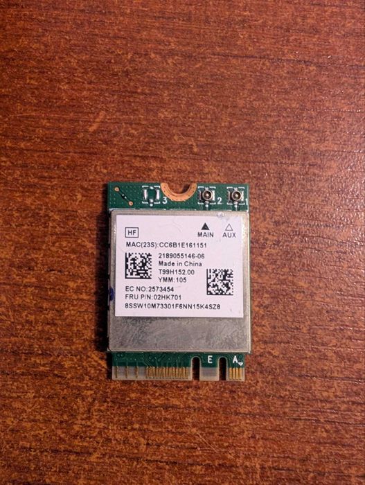 Moduł Wi-Fi Realtek RTL8822CE M.2 AC + Bluetooth Olsztyn • OLX.pl