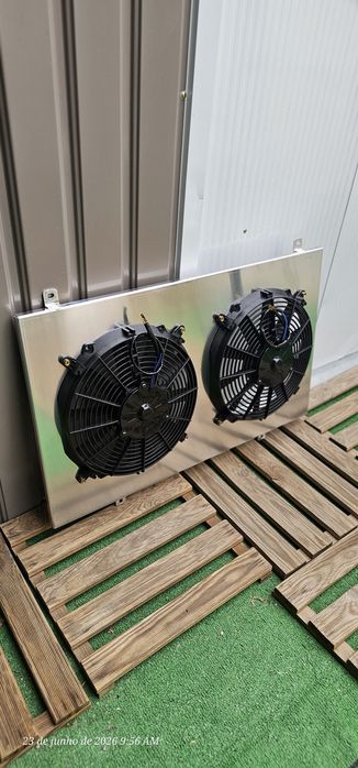 Suporte com 2 ventoinhas elétricas Patrol