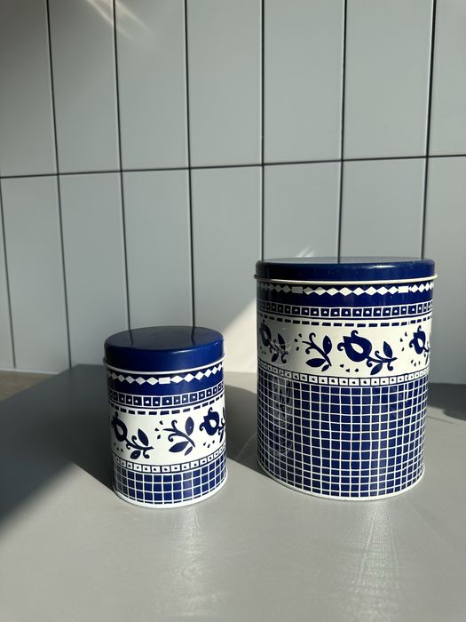 Жестяные баночки набор