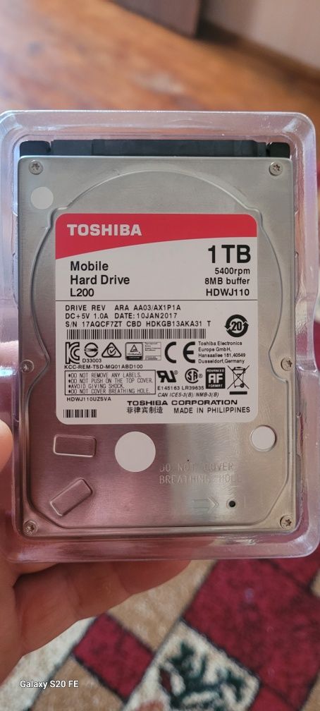 Жосткий диск TOSHIBA 1 TB.: 500 грн. - Запчастини для ноутбуків Довбиш ...