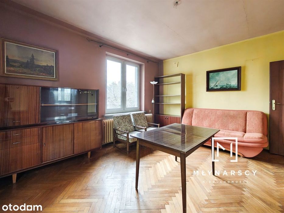 2 pok do remontu | zieleń za oknem | balkon