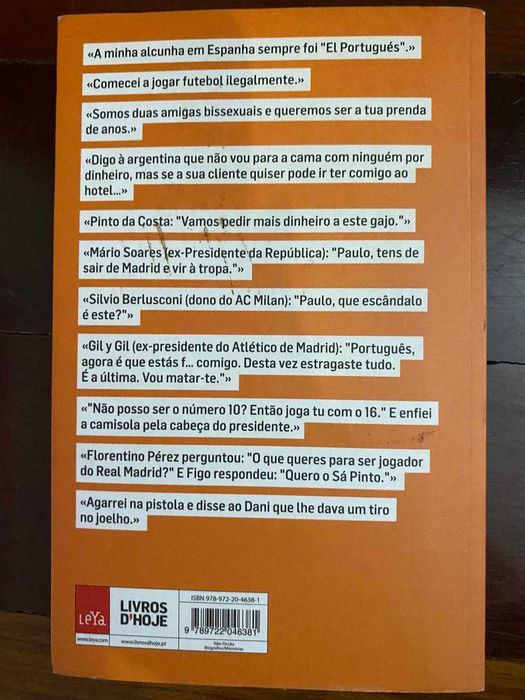 "El Portugués"  de Paulo Futre e Luis Aguilar  e outros livros