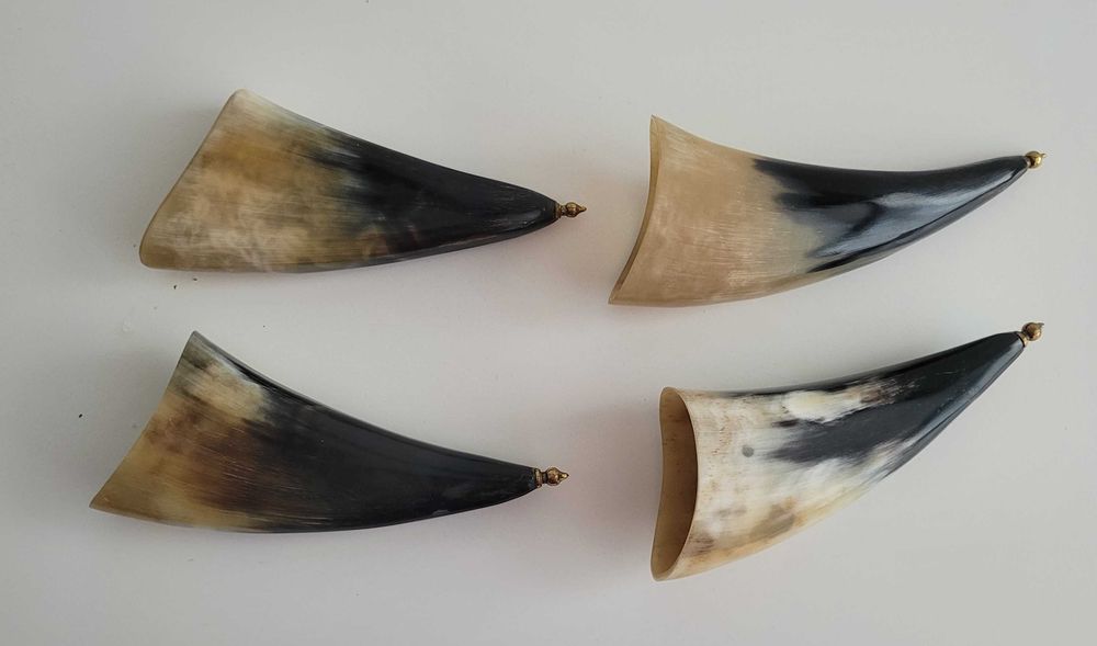 Rogi do picia komplet 4 sztuk