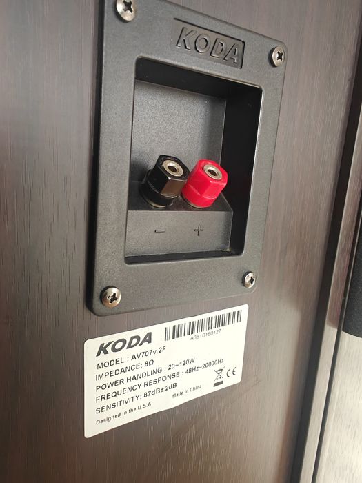 Kolumny Koda AV707 V2 Dark Walnut (5.0) + Kolce