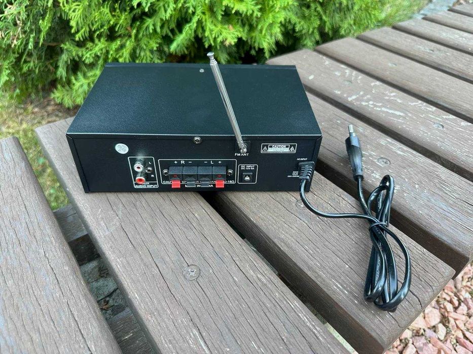 ‼️ Усилитель звука 2х300w. Ресивер. Підсилювач звуку. Караоке. Блютуз.
