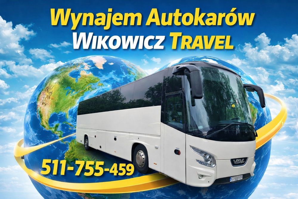 Przewoz osób autokarem lub busem