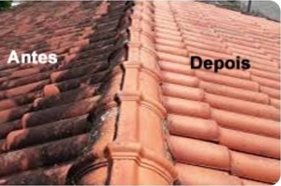 Limpeza de telhado e ipermeabilização