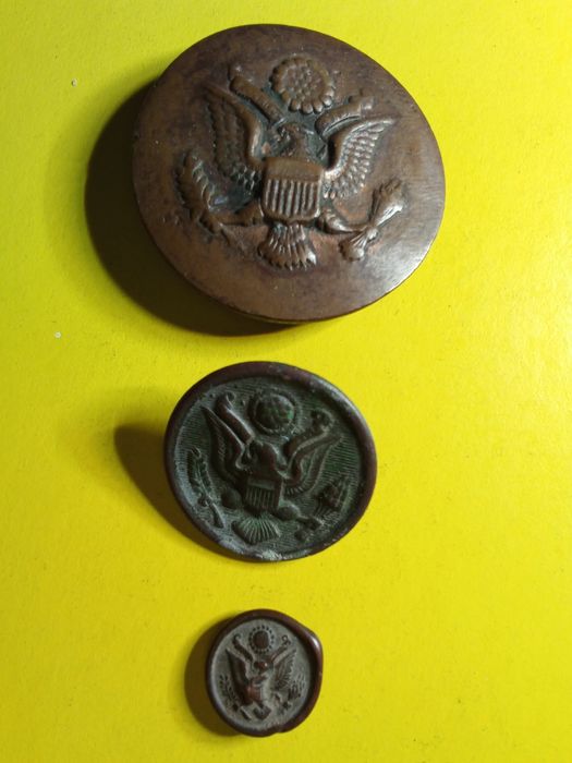 Пряжка та гудзики США,19 століття.