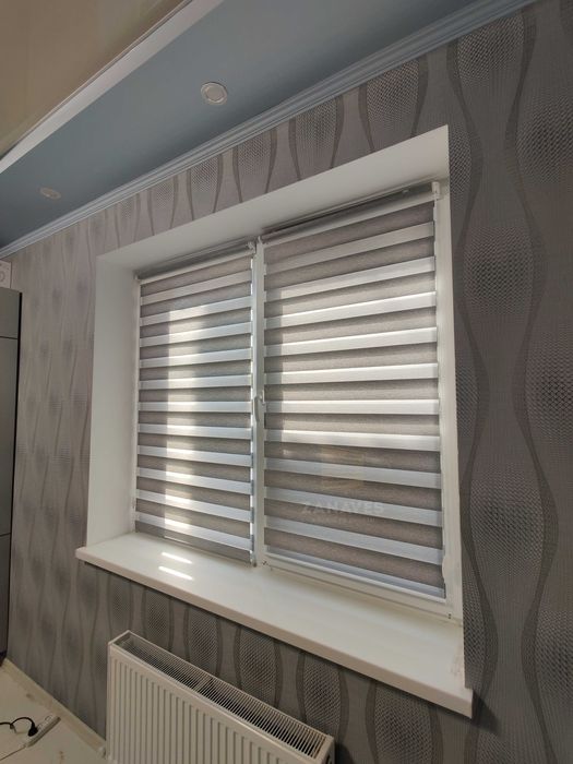 Ролети день ніч, жалюзи день ночь, тканевые ролеты, рулонные шторы