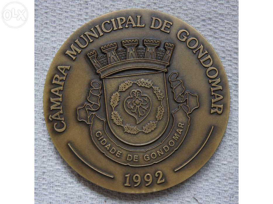 Medalha EM Bronze Antiga séc.XX