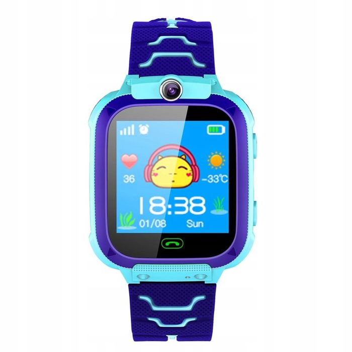 Zegarek Dziecięcy Na Karte Sim Z Funkcją Dzwonienia Smartwatch Aparat