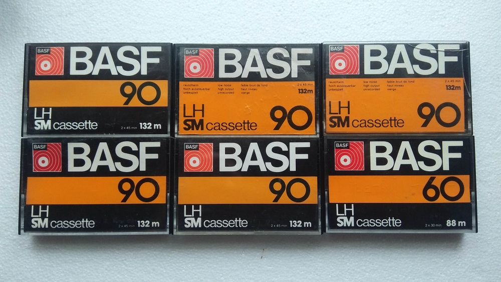 BASF LH SM 90 аудіокасета нормал тип стрічки