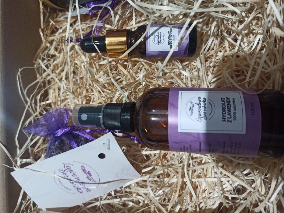 Dużyupominkowy  zestaw lawendowy