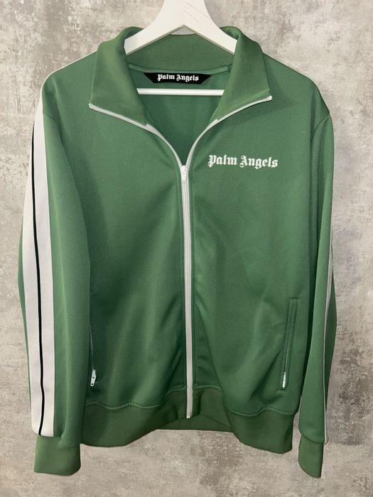 Palm angels track zip green XL