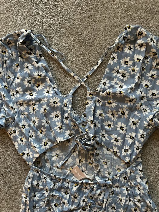 Vestido Pull&bear estampa flores