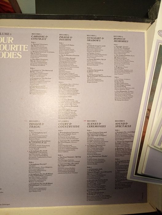Various – Your 101 Favourite Melodies Vol 1 e 2 - 17x Vinil  Classica