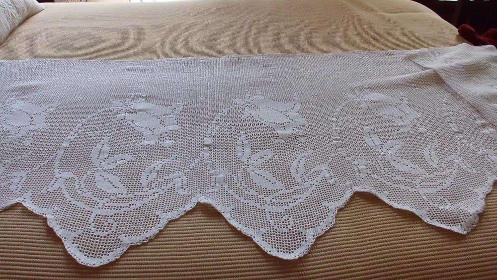 Renda para aplicar em cortina