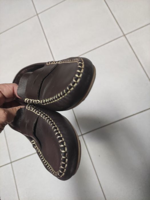 Mocassins em pele genuína, em ótimo estado, T 37