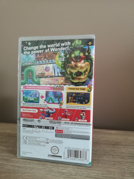 Super Mario Bros. Wonder-Nintendo switch-nowa, folia
