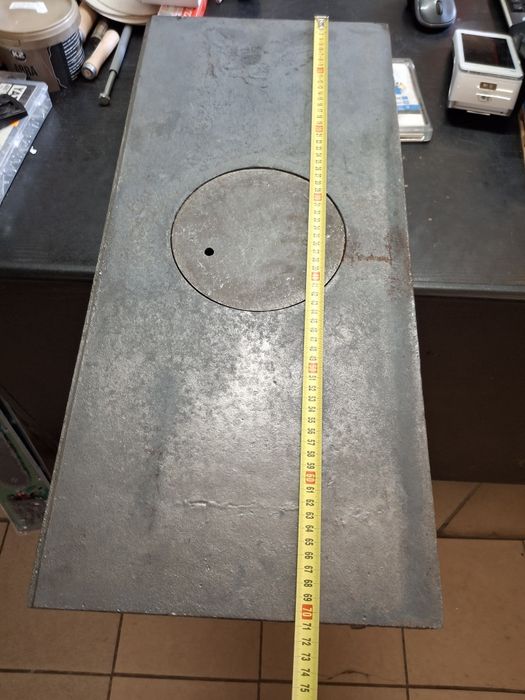 Plyta żeliwa z 1 fajerką 71×32×1