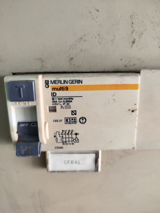 Quadro elétrico da Eurocalor