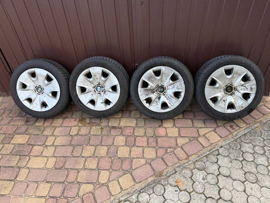 Felgi koła stalowe z oponami zimowymi BMW E90 E91 E92 E81 E87 E82