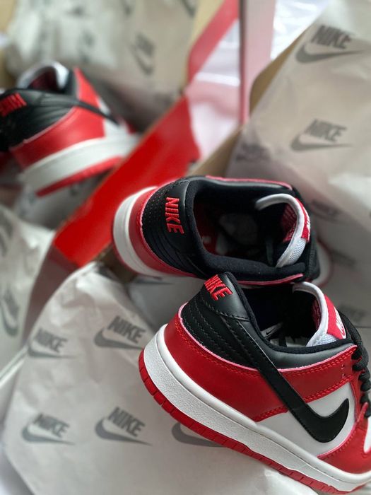 Buty Nike Air Jordan Dunk low Red 36-40 damskie trampki