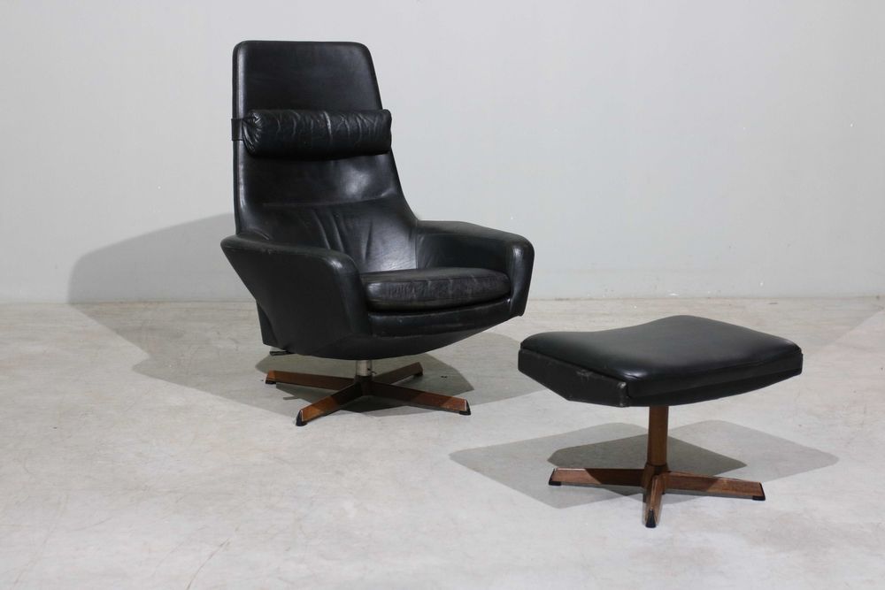 Poltrona com pousa pés Madsen & Schubell | Modelo MS-30