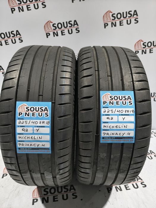 2 pneus semi novos 225-40R18 Michelin Primacy 4 - Oferta dos Portes