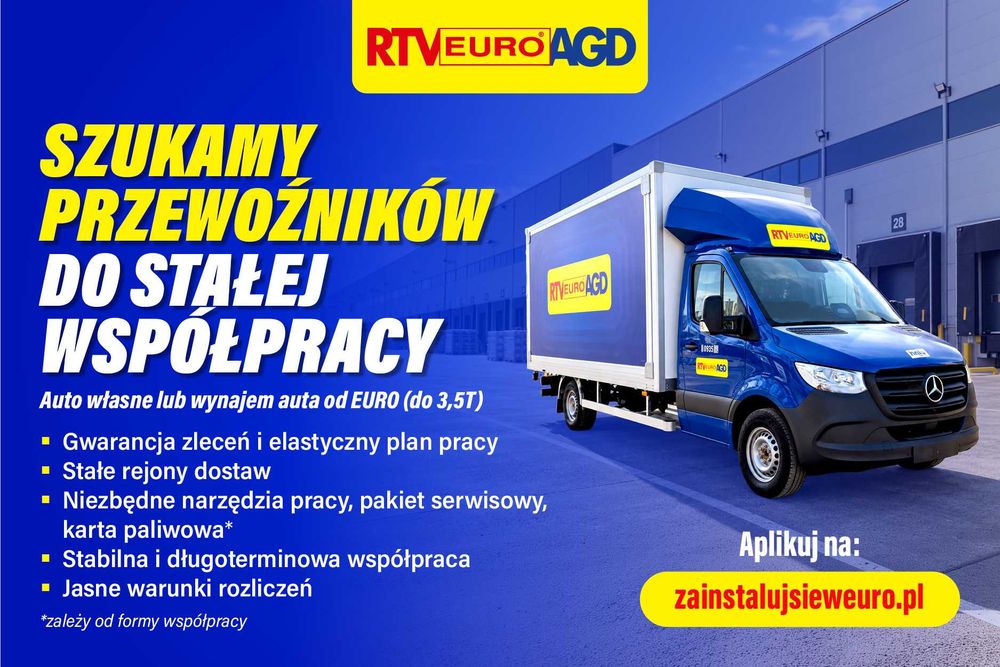 Dostawca Monter RTV AGD | Własna działalność B2B - Kielce