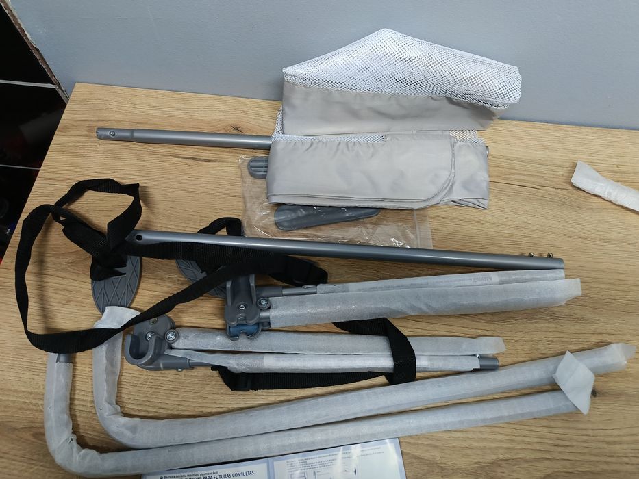 Jane barierka ochronna do łóżka 110x50 cm wysoka