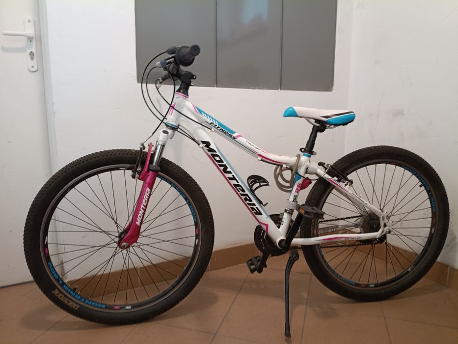 Rower dziewczęcy rama 15 do ok. 152 cm wzrostu Monteria fitness