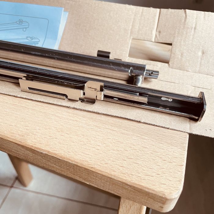 Prowadnice teleskopowe do piekarnika