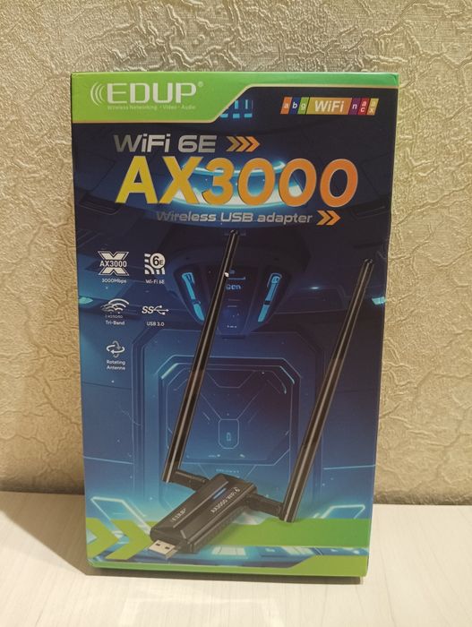 WiFi адаптер Kali Linux (Калі Лінукс), Windows  2.4/ 5/ 6 Ghz