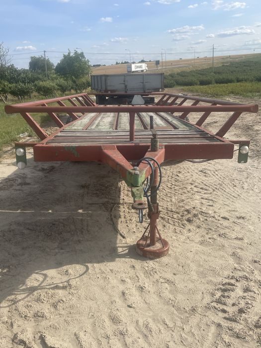 Duża laweta/przyczepa na bele  6.3m