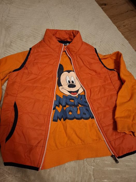 Bezrękawnik Original Marines roz. 8 lat + bluza 134