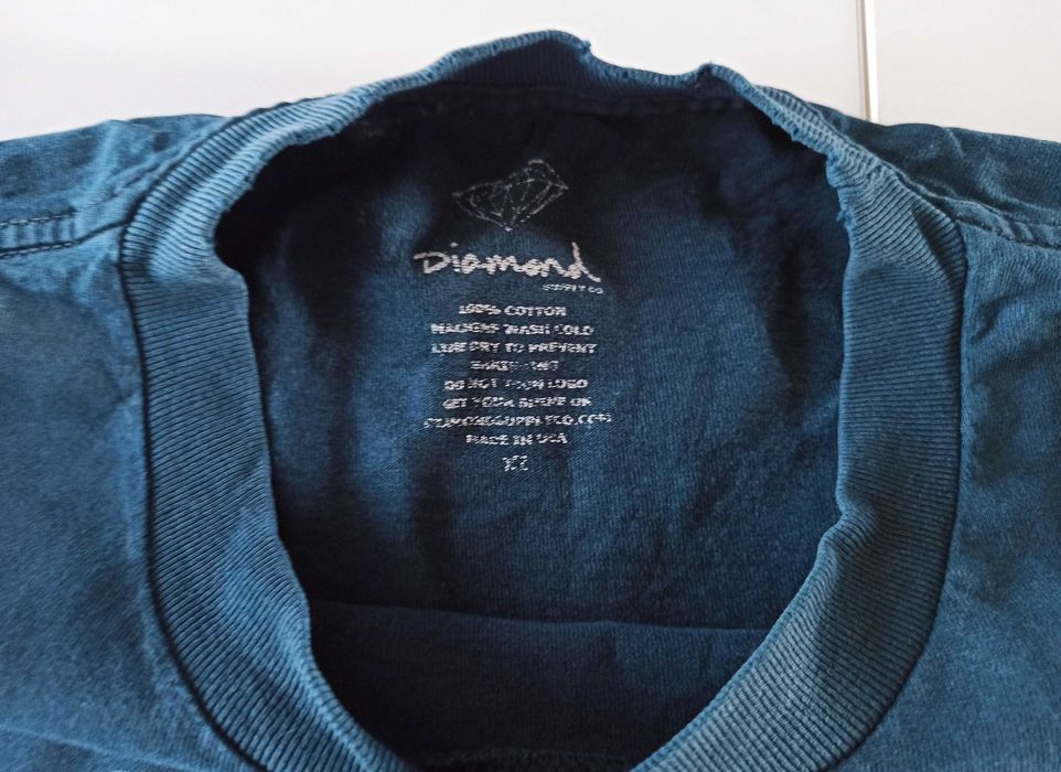męski t-shirt Diamond made in USA rozmiar XL/XXL czarny