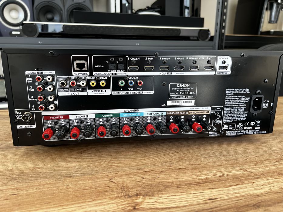 #2193 Denon AVR-X2000 – amplituner kina domowego 7.1 | 4K | HDMI | Network | Pilot