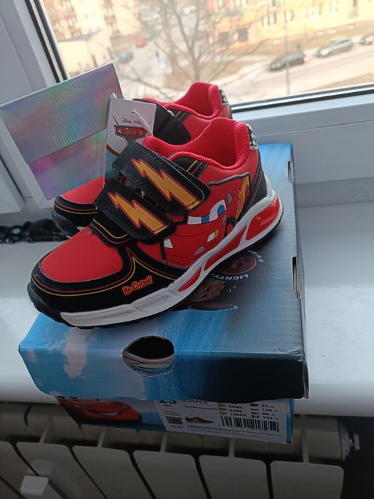 Buty chłopięce zygzak McQueen