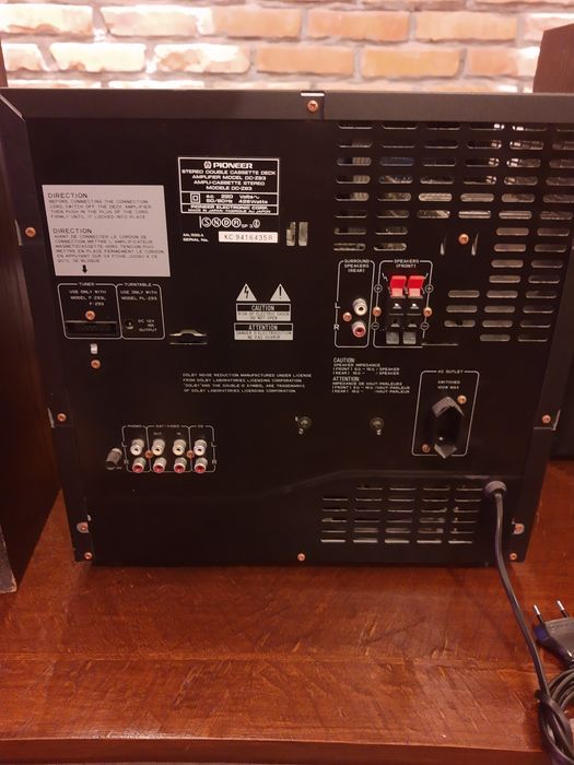 Wzmacniacz korektor deck Pioneer DC-Z93 kolumny S-Z72 100W