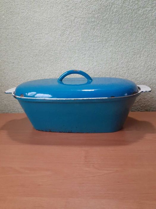 Гусятниця чугунна емальована часів CCCР