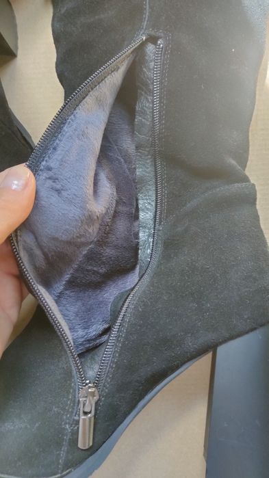 Ботфорти демісезоні/високі сапоги/взуття із замши