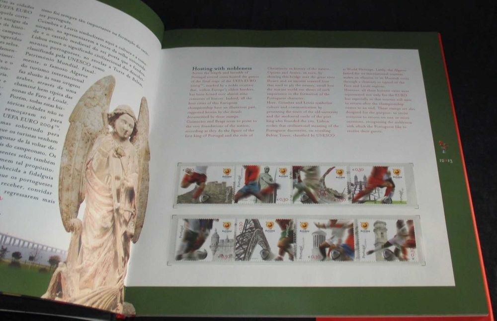 Filatelia - Livro Portugal em selos 2004 completo