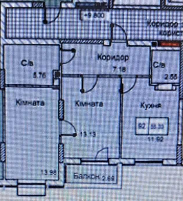 1-кімнатна квартира за адресою (площа 56 м²) - Atlanta.ua - фото 22