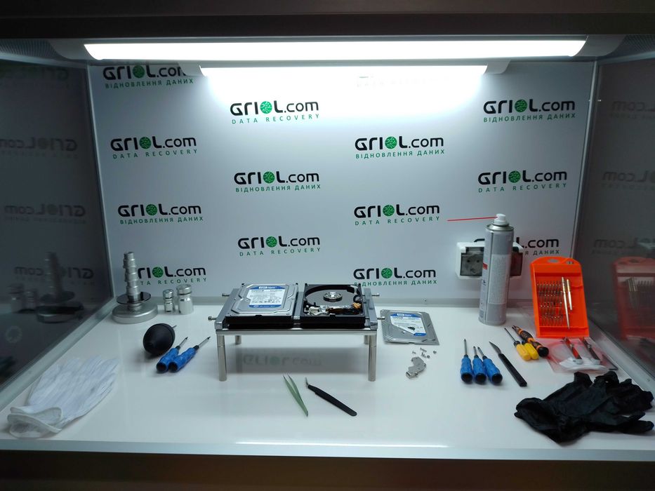 Центр відновлення інформації, даних АСЦ "Гріол" Ремонт дисків HDD, SSD