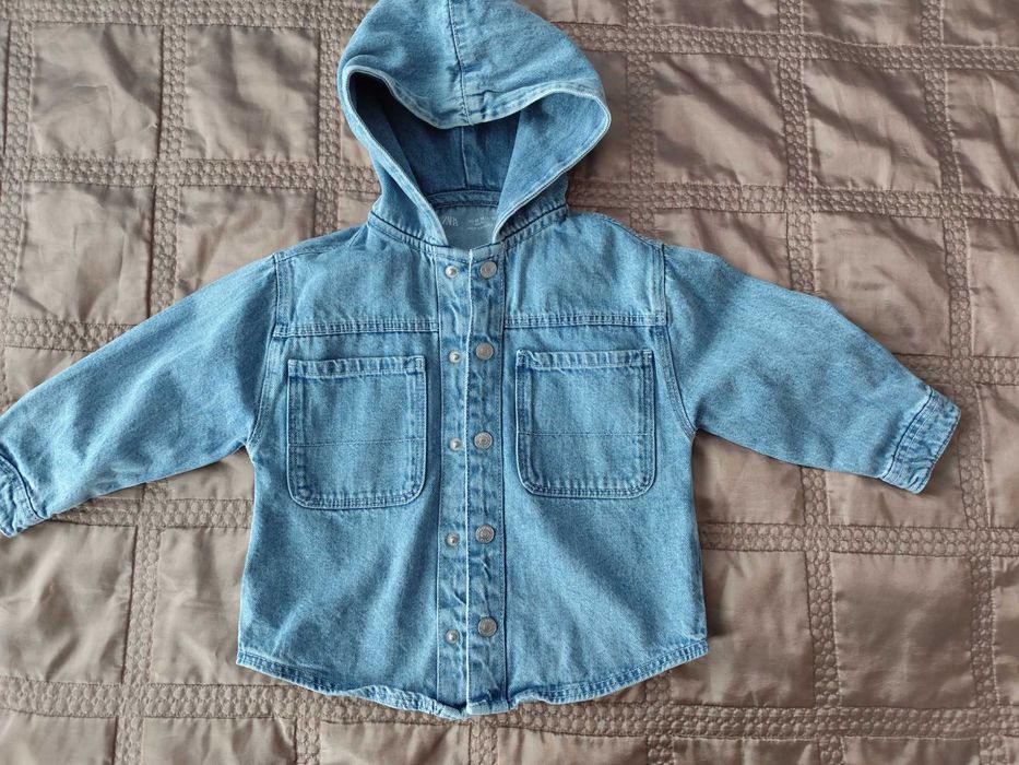 Джинсовий дитячий жакет ZARA. Унісекс.